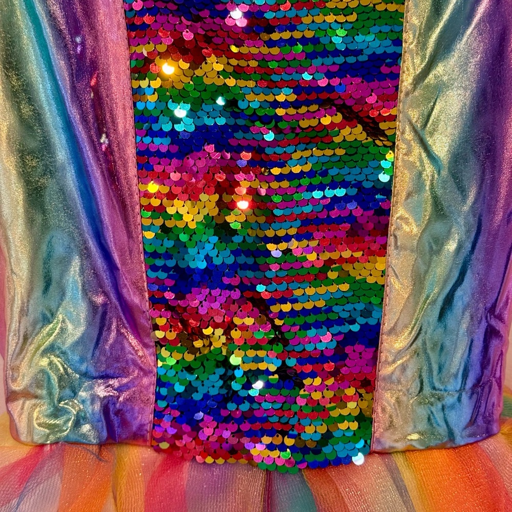 Rainbow Unicorn Fairy Costume for Kids - Picture 3 of 4